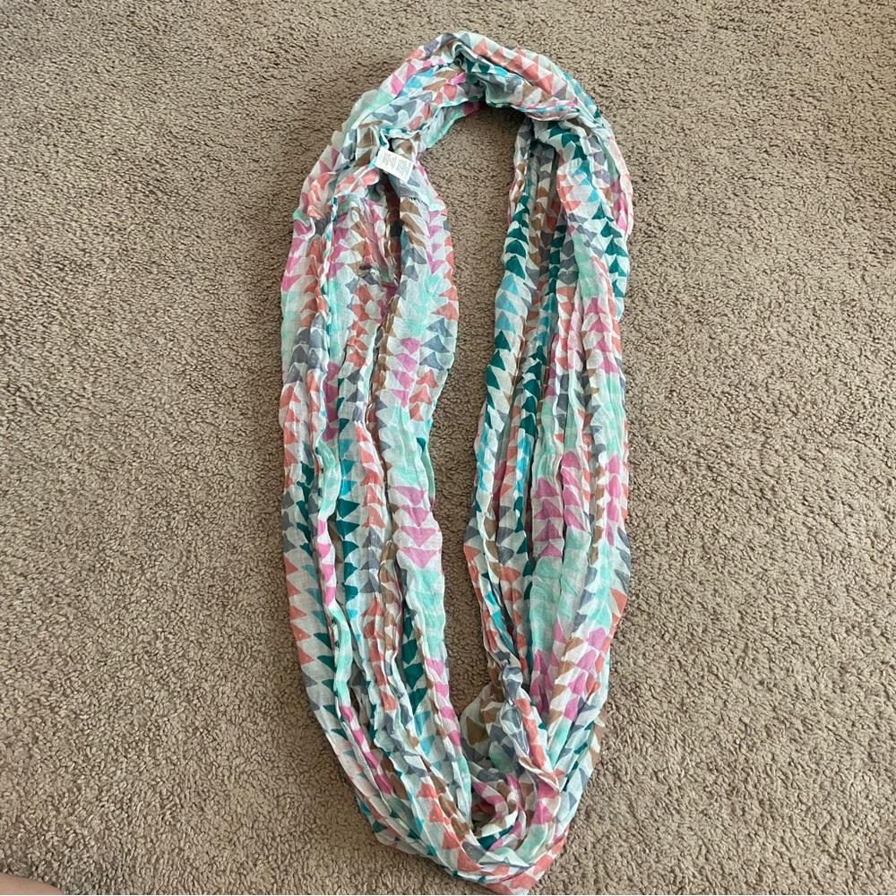 Colorful Lightweight Infinity Scarf - image 1